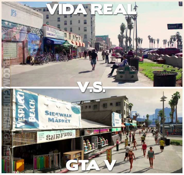 Galería: GTA V Vs Vida real